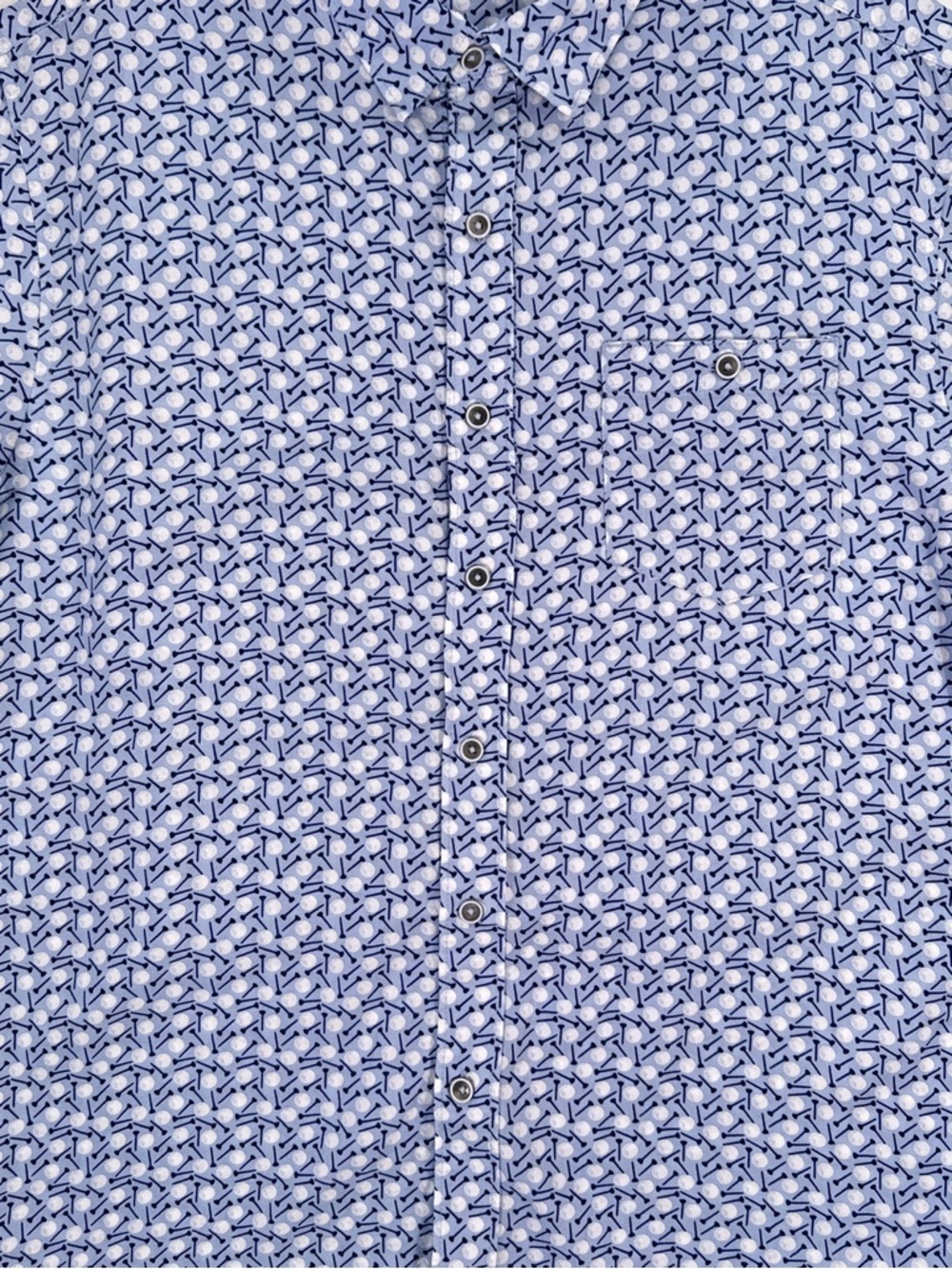 Age Of Wisdom Men’s Golf Print Short Sleeve Button Up Modal Shirt
large - Picture 3 of 11